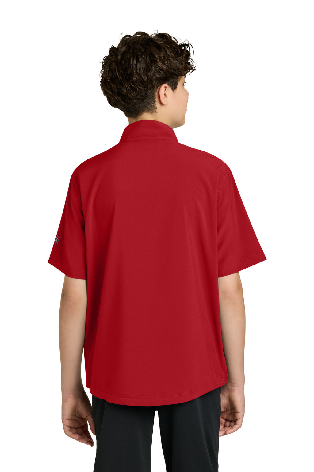 Richardson Youth Barrage Wind Shirt RY7400SSQ - Red - back