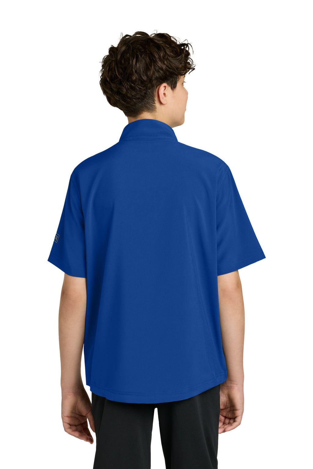 Richardson Youth Barrage Wind Shirt RY7400SSQ - Royal - back