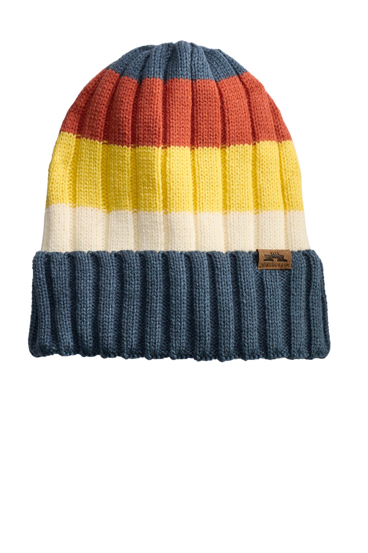 LIMITED EDITION Spacecraft Throwback Beanie SPC10 - Blue Stripe - front