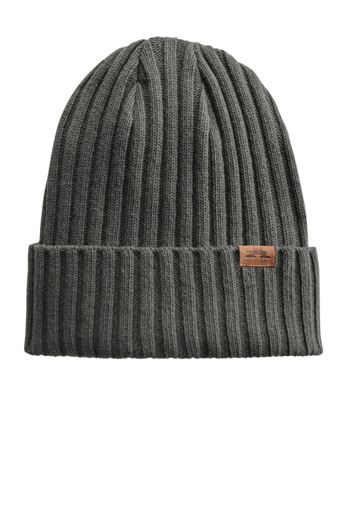 DISCONTINUED LIMITED EDITION Spacecraft Square Knot Beanie SPC11 - Gray - front