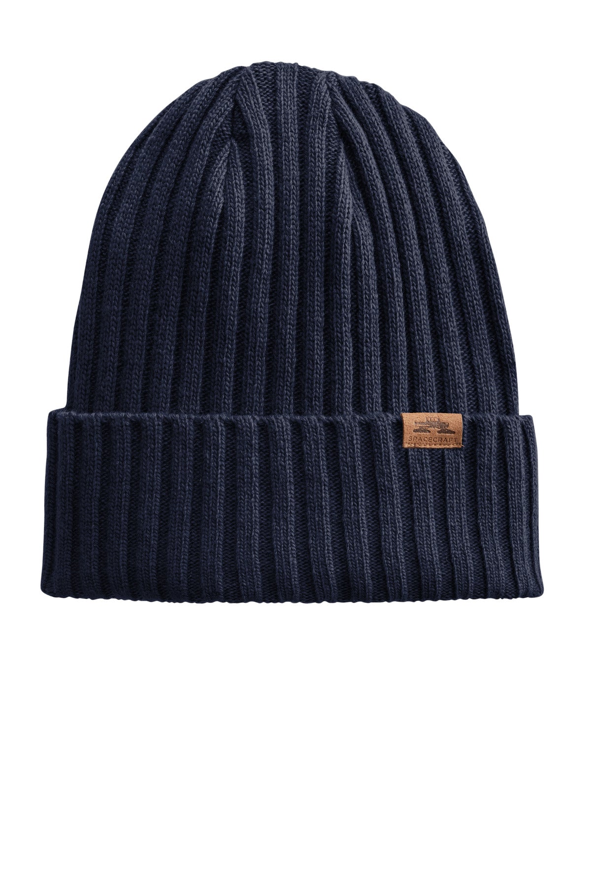 DISCONTINUED LIMITED EDITION Spacecraft Square Knot Beanie SPC11 - Insignia Blue - front