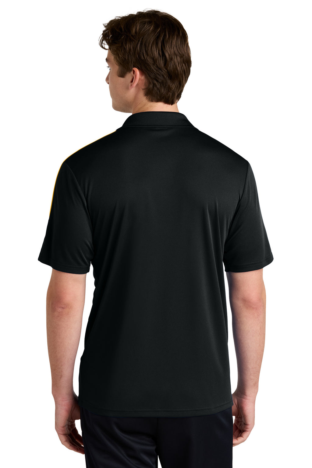 Sport-Tek Competitor United Polo ST104 - Black/ Gold - back