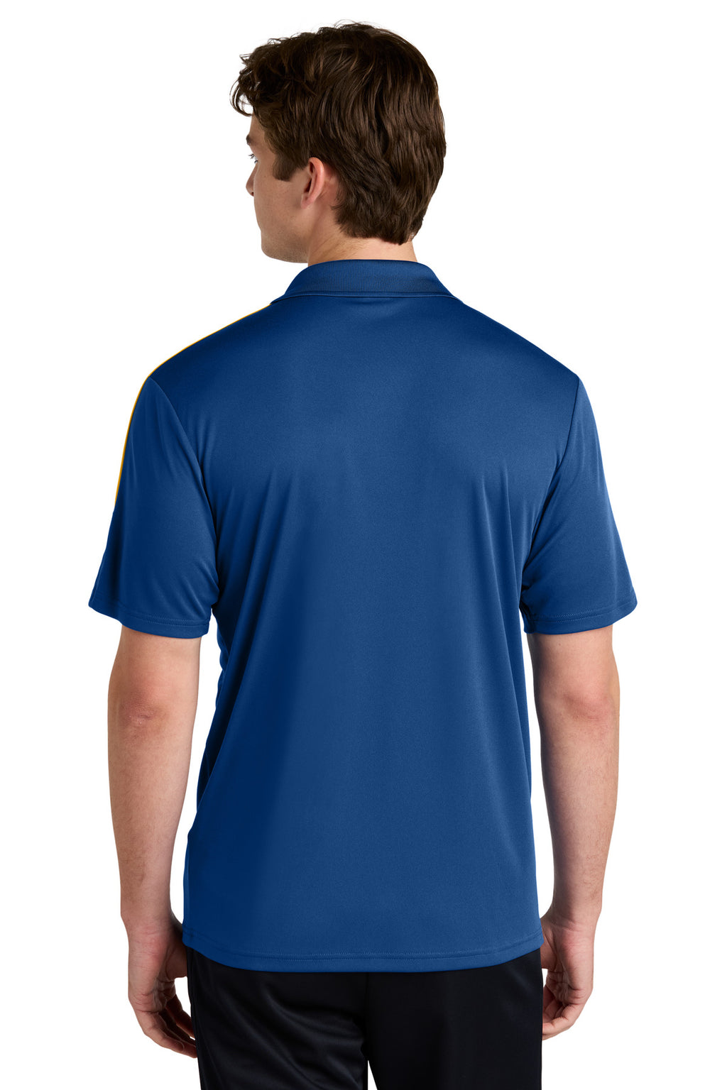 Sport-Tek Competitor United Polo ST104 - Royal/ Gold - back