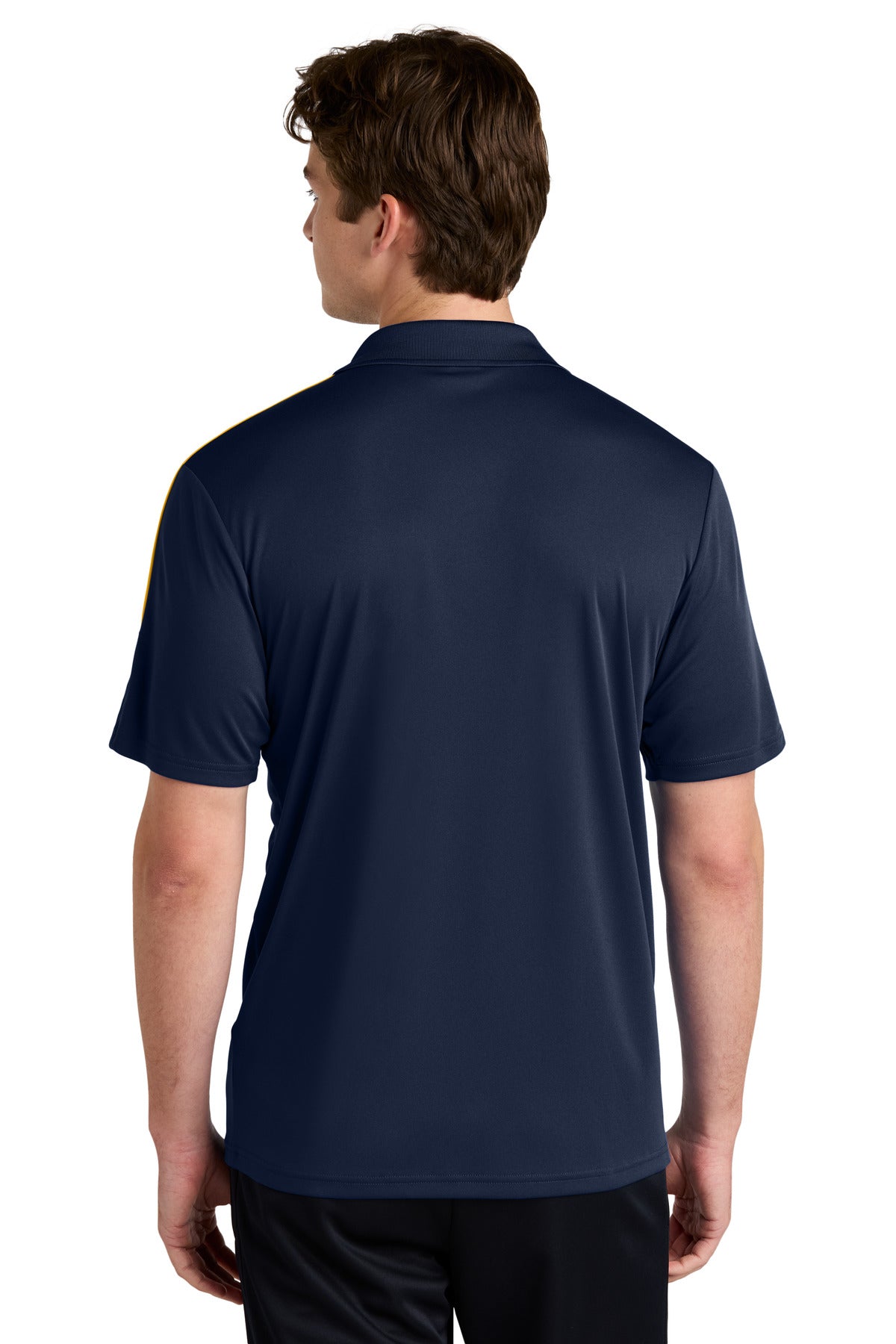 Sport-Tek Competitor United Polo ST104 - True Navy/ Gold - back