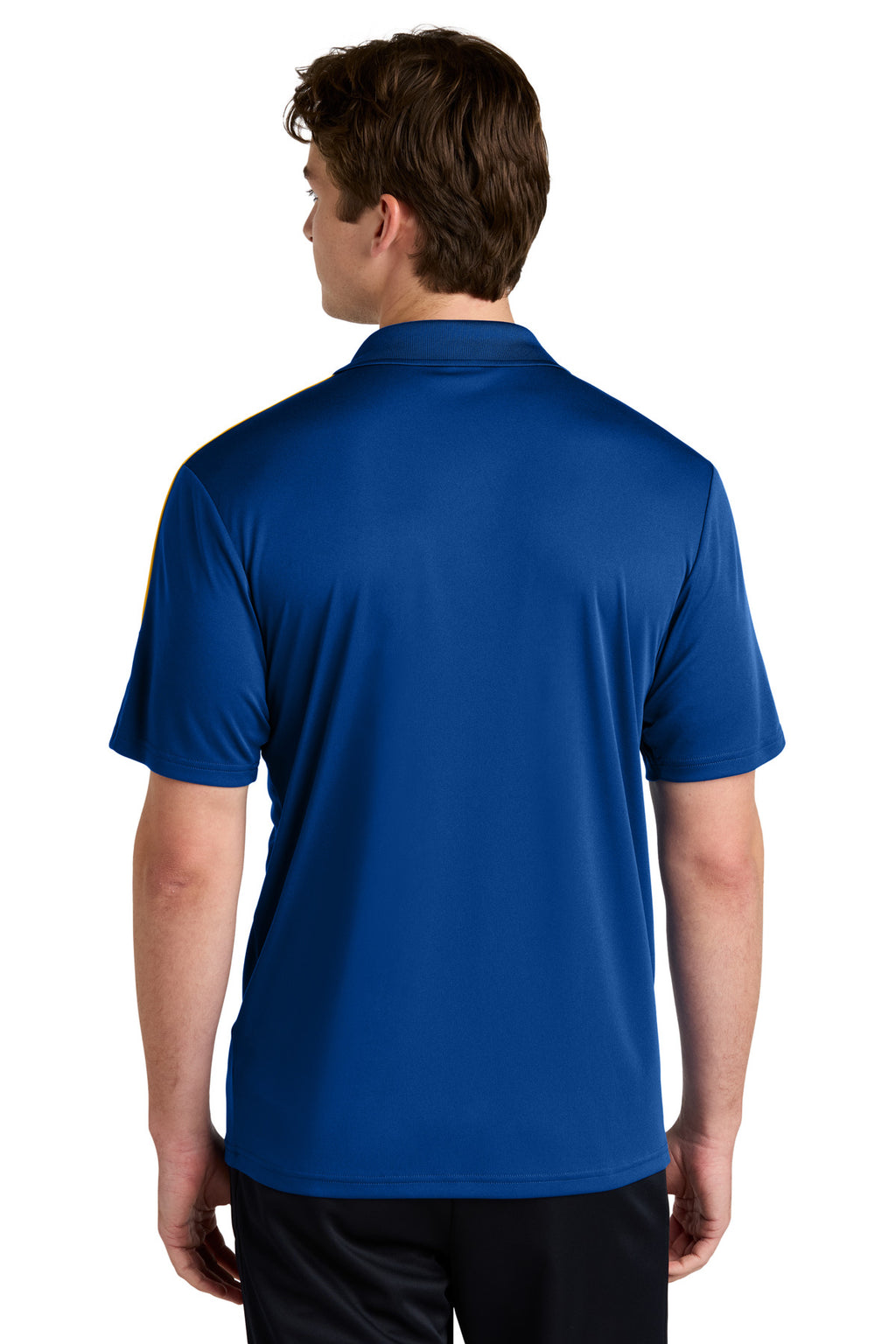 Sport-Tek Competitor United Polo ST104 - True Royal/ Gold - back