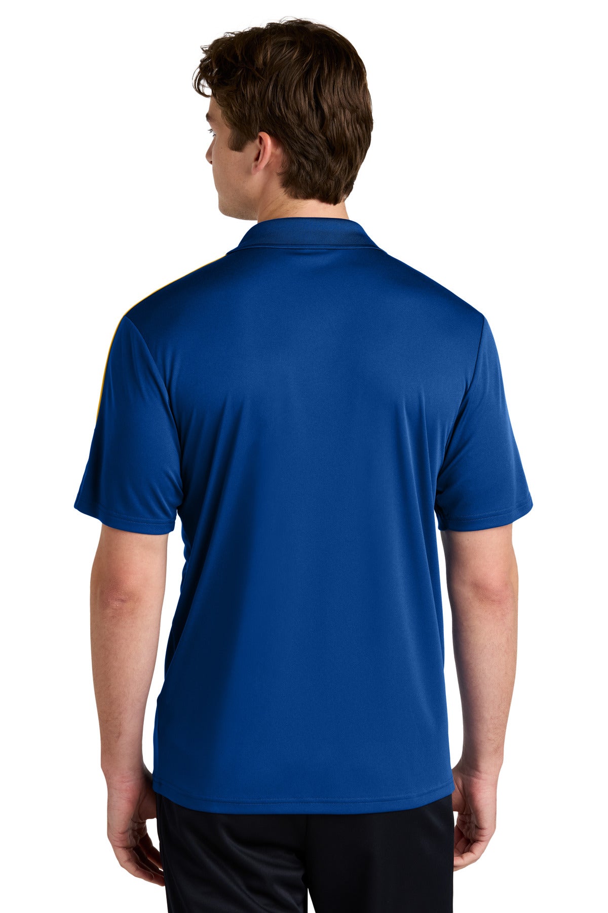 Sport-Tek Competitor United Polo ST104 - True Royal/ Gold - back