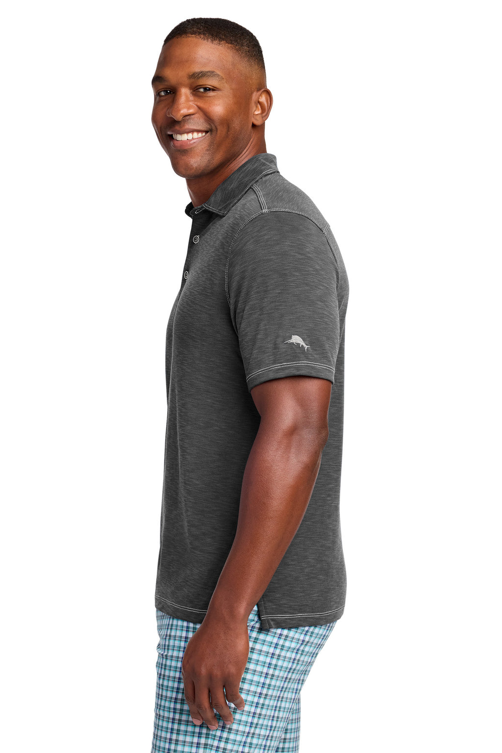 LIMITED EDITION Tommy Bahama Palmetto Paradise Polo ST224065TB - Black - side