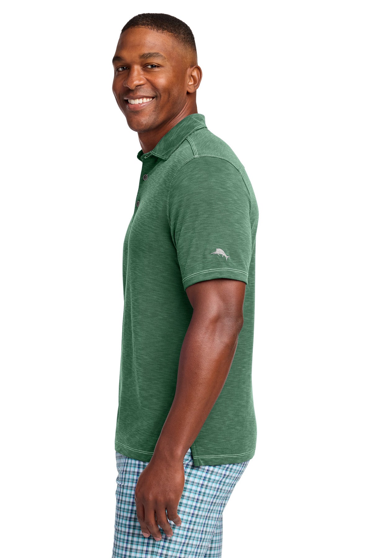 LIMITED EDITION Tommy Bahama Palmetto Paradise Polo ST224065TB - Viridian Pine - side