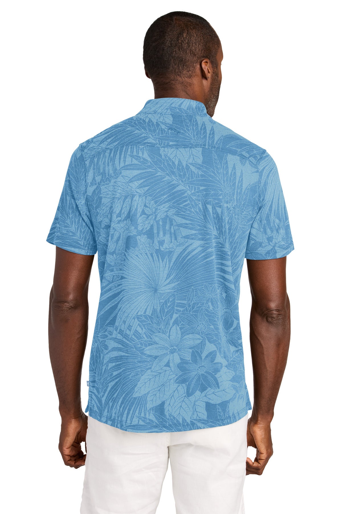 Tommy Bahama Santiago Paradise Polo ST227544TB - Chambray Blue - back