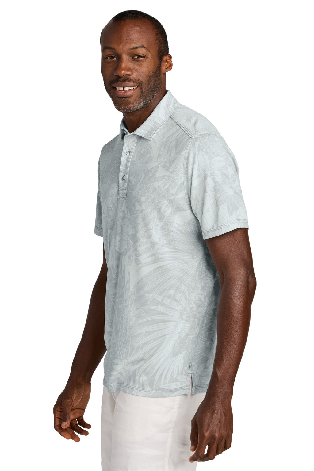 Tommy Bahama Santiago Paradise Polo ST227544TB - Zinc Grey - side