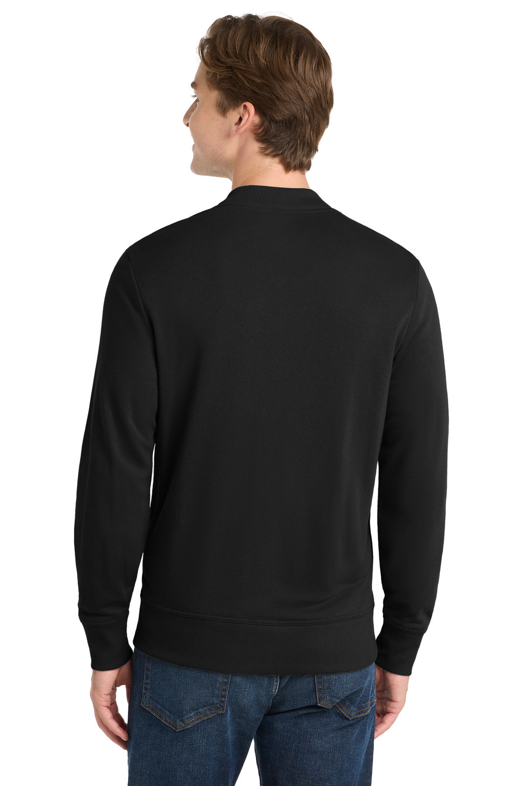 Sport-Tek Lightweight French Terry Bomber. ST274 - Black - back