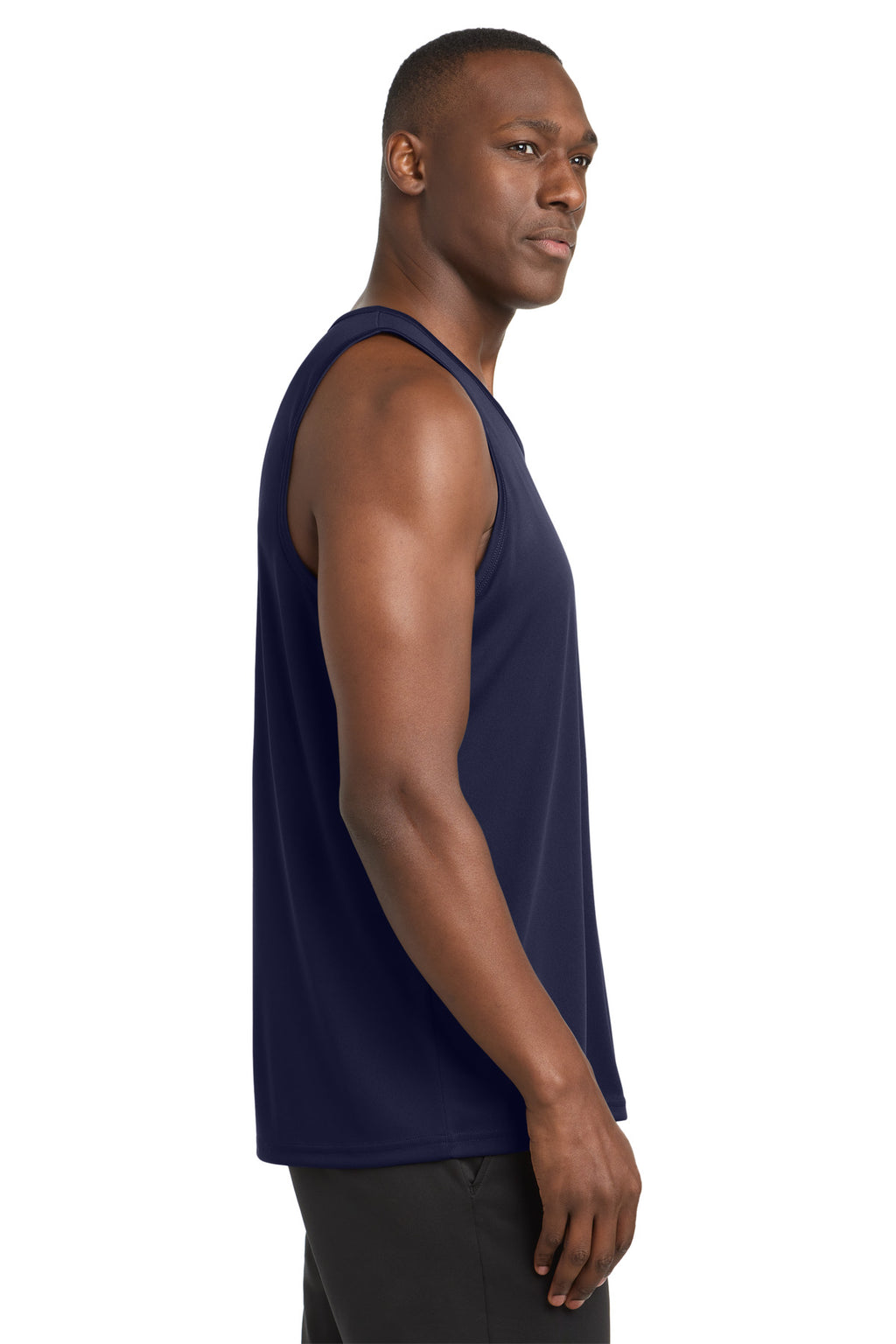 Sport-Tek PosiCharge Competitor Tank. ST356 - True Navy - side