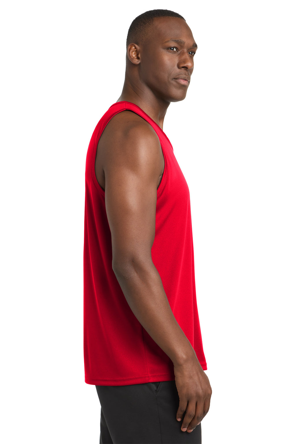 Sport-Tek PosiCharge Competitor Tank. ST356 - True Red - side