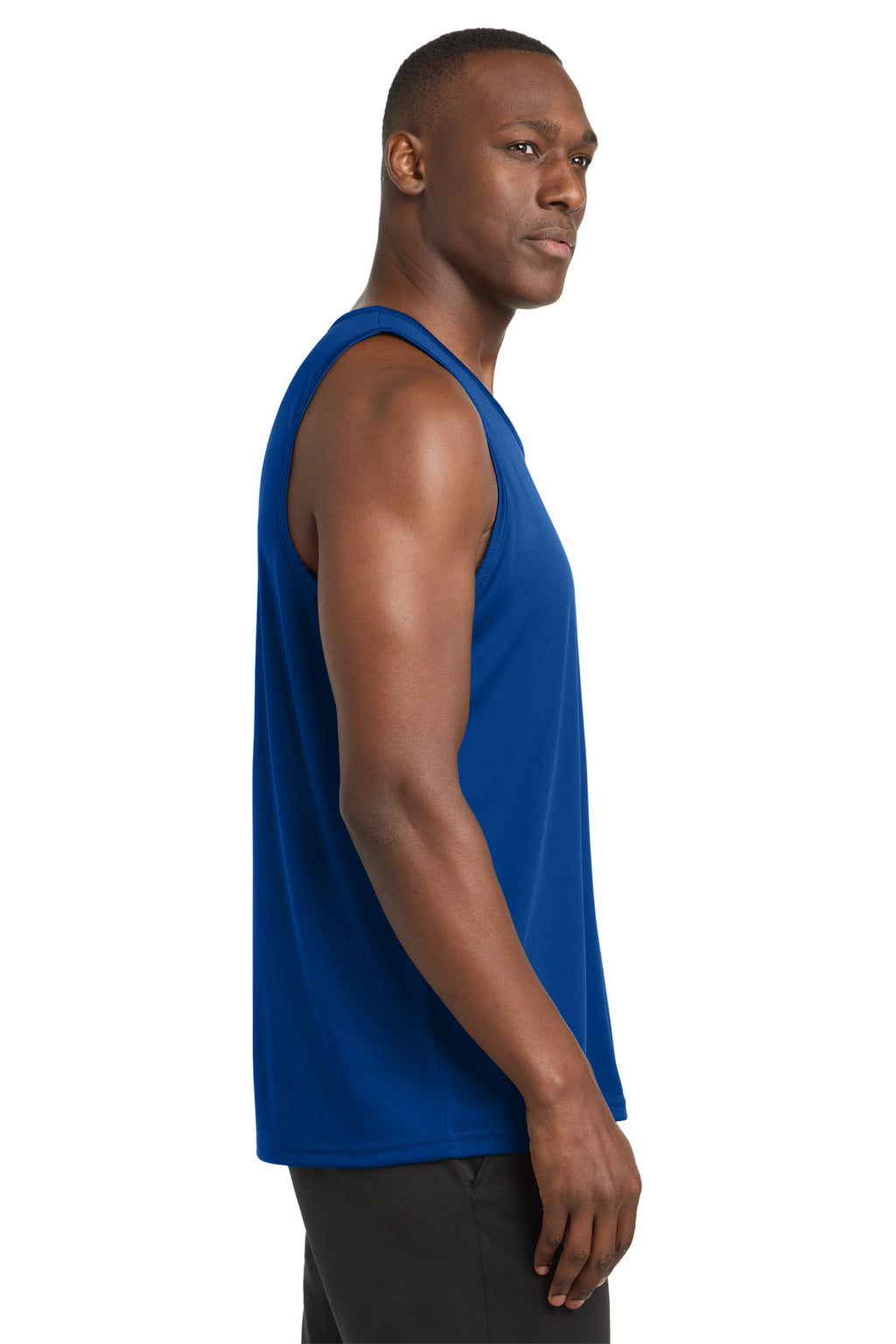 Sport-Tek PosiCharge Competitor Tank. ST356 - True Royal - side