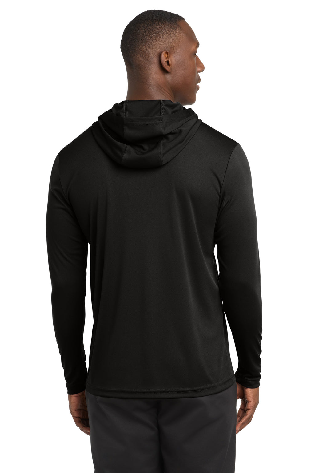 Sport-Tek PosiCharge Competitor Hooded Pullover. ST358 - Black - back