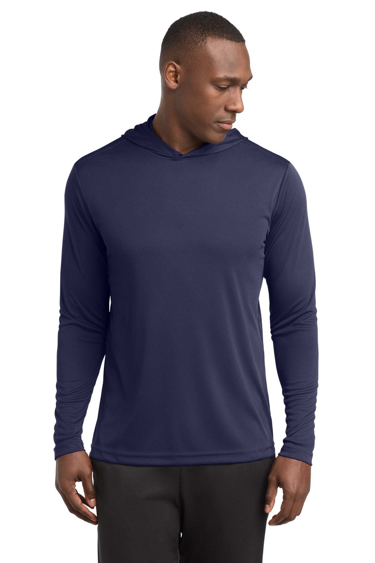 Sport-Tek PosiCharge Competitor Hooded Pullover. ST358 - True Navy - front
