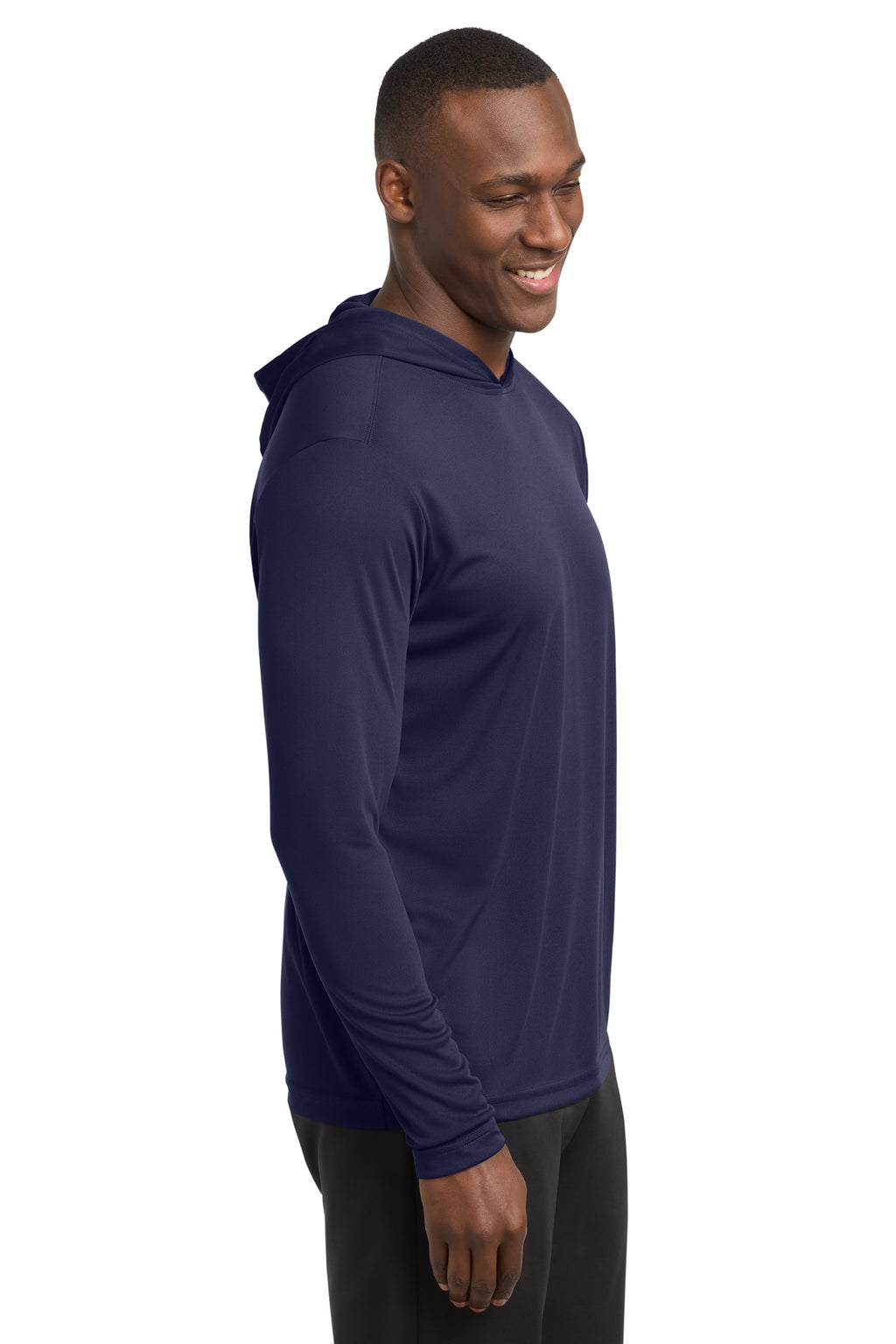 Sport-Tek PosiCharge Competitor Hooded Pullover. ST358 - True Navy - side
