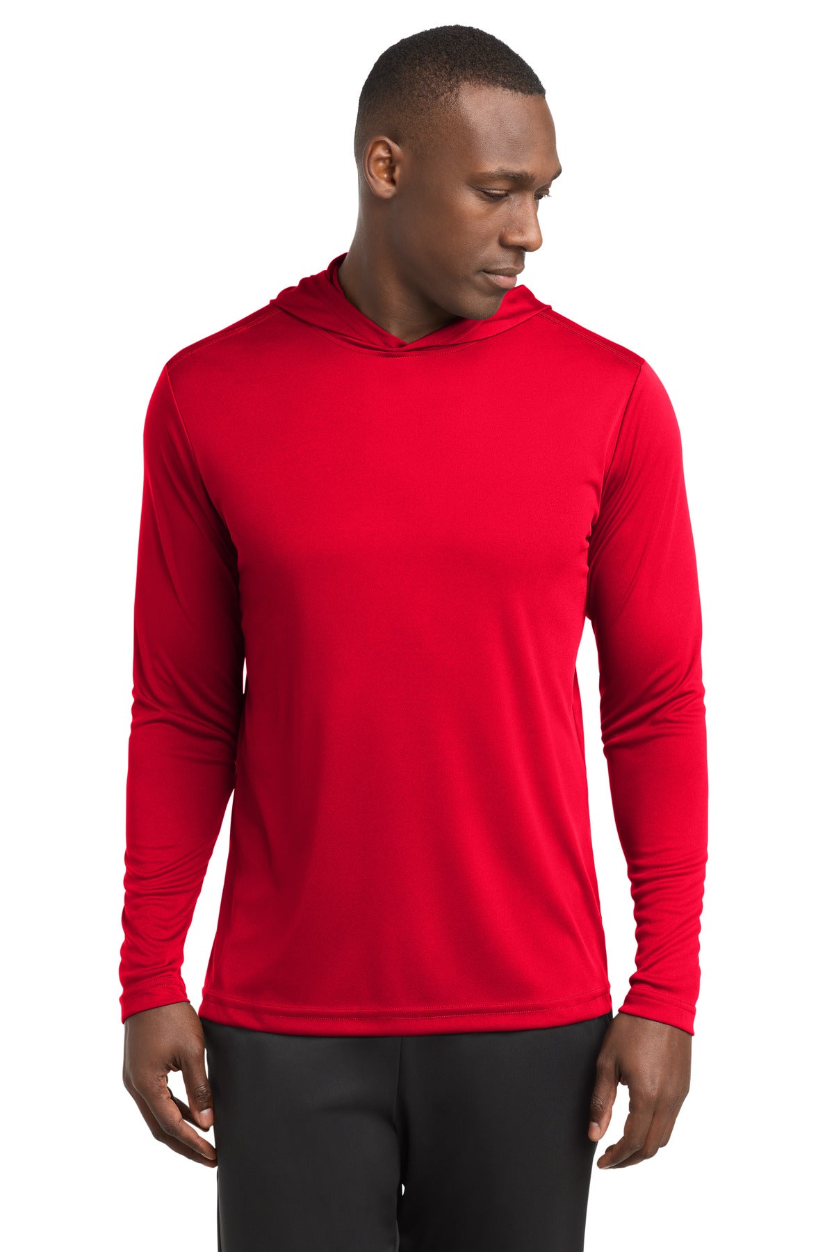 Sport-Tek PosiCharge Competitor Hooded Pullover. ST358 - True Red - front