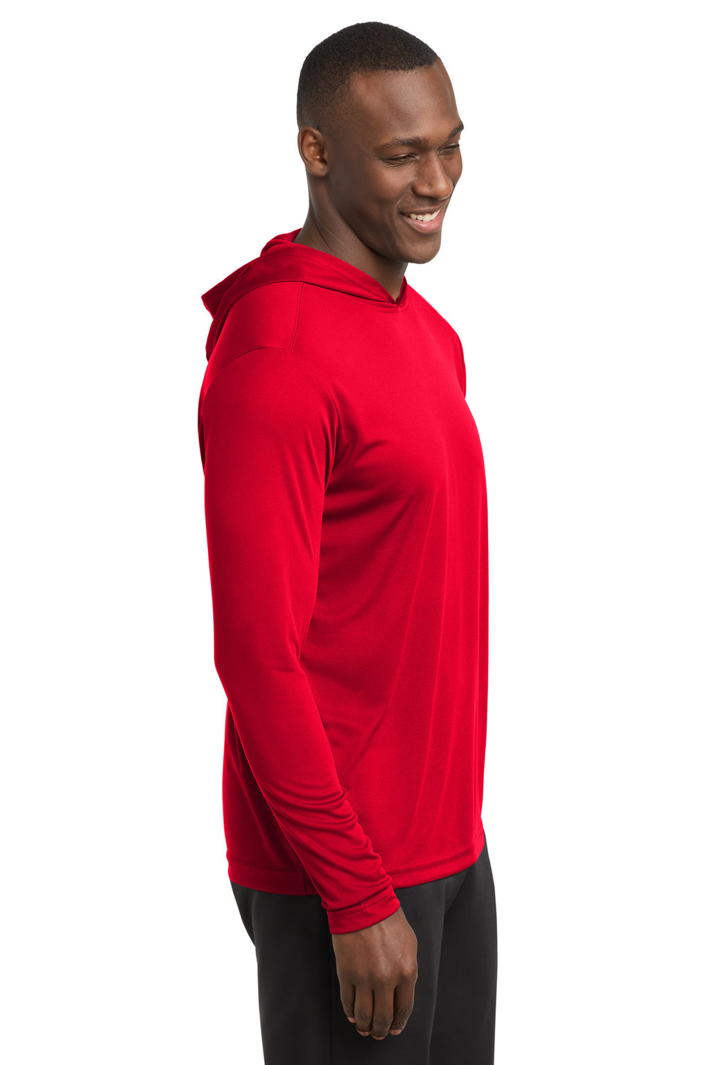 Sport-Tek PosiCharge Competitor Hooded Pullover. ST358 - True Red - side