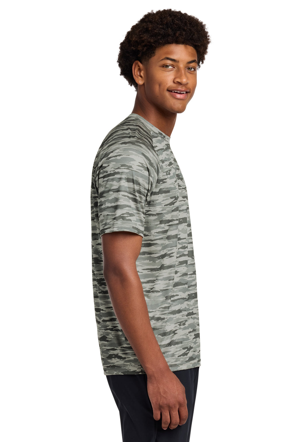 Sport-Tek Drift Camo Tee ST375 - Silver - side