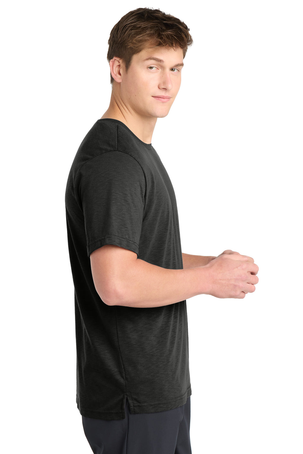 Sport-Tek PosiCharge Strive Tee. ST430 - Black - side