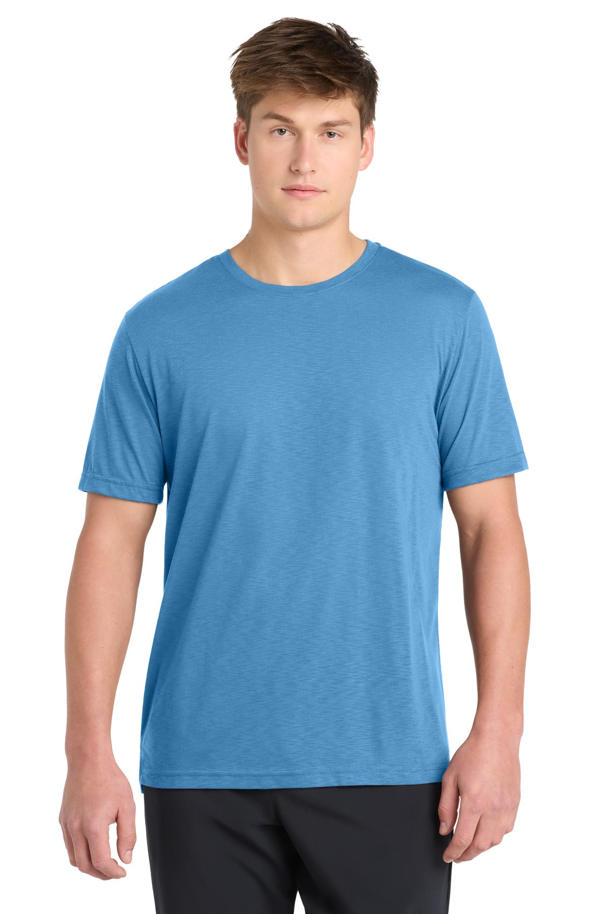 Sport-Tek PosiCharge Strive Tee. ST430 - Carolina Blue - front