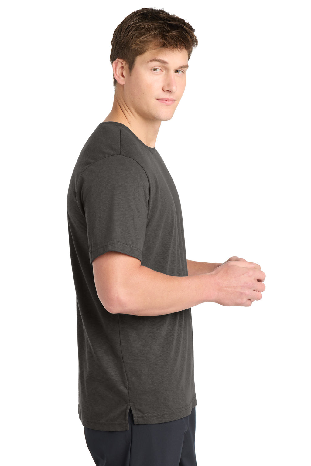 Sport-Tek PosiCharge Strive Tee. ST430 - Graphite - side