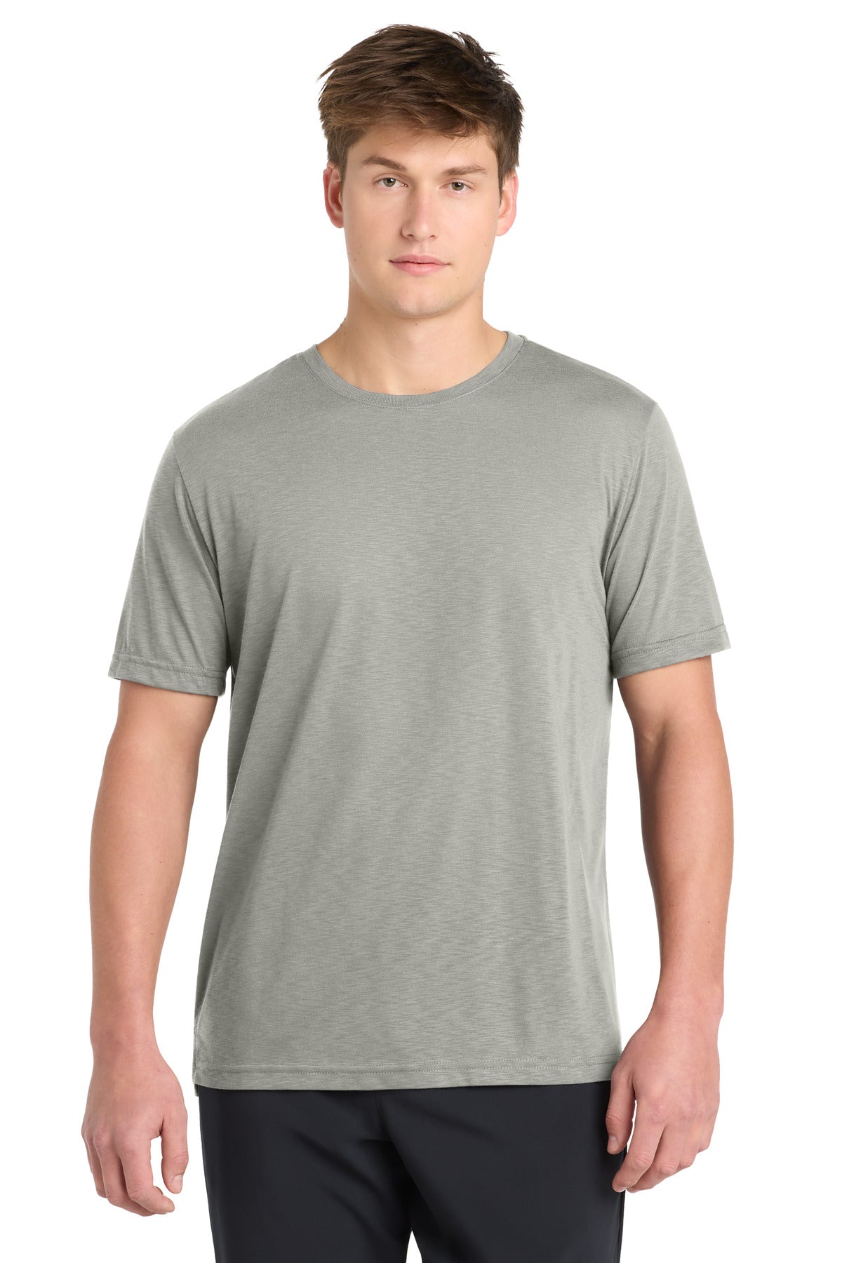 Sport-Tek PosiCharge Strive Tee. ST430 - Silver - front