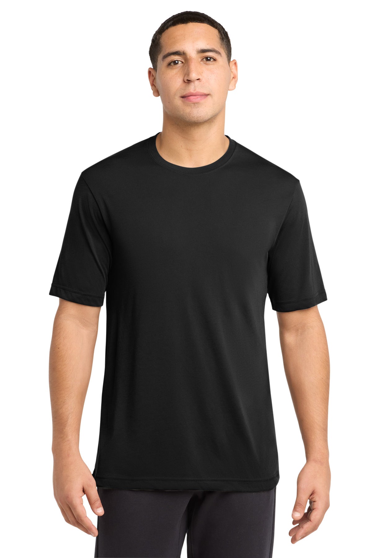 Sport-Tek PosiCharge Competitor Cotton Touch Tee. ST450 - Black - front