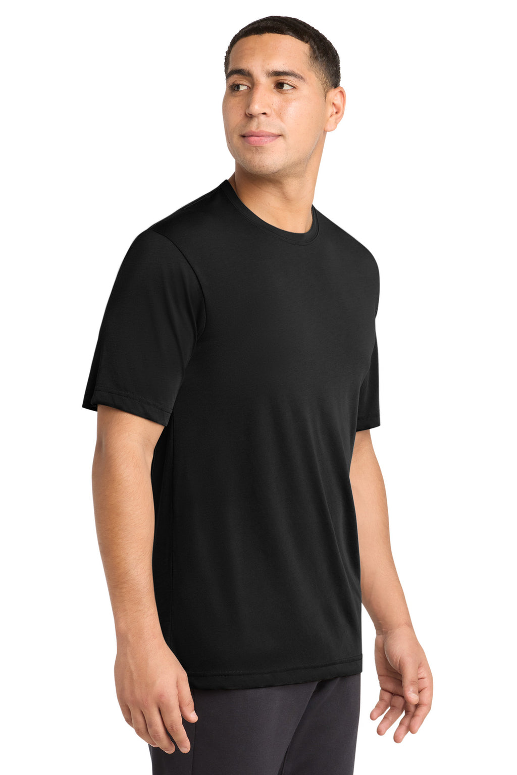 Sport-Tek PosiCharge Competitor Cotton Touch Tee. ST450 - Black - side