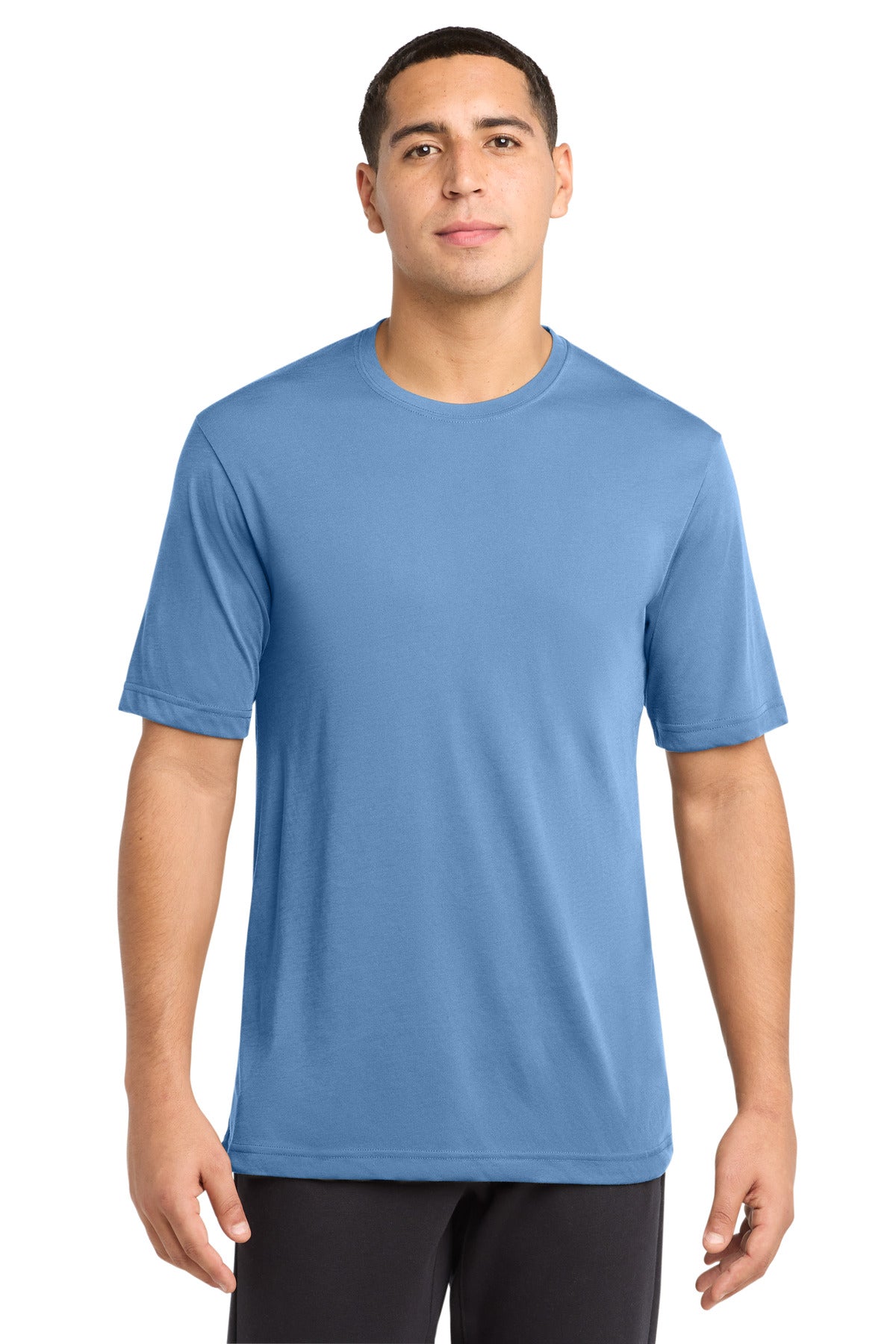 Sport-Tek PosiCharge Competitor Cotton Touch Tee. ST450 - Carolina Blue - front