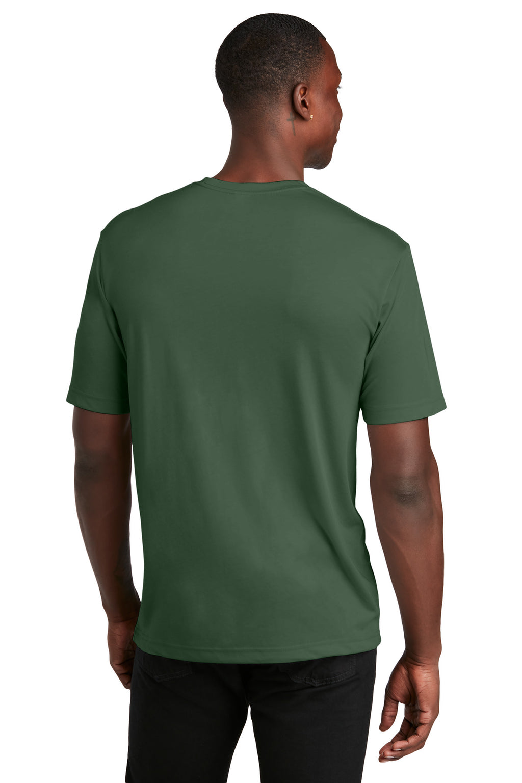 Sport-Tek PosiCharge Competitor Cotton Touch Tee. ST450 - Forest Green - back