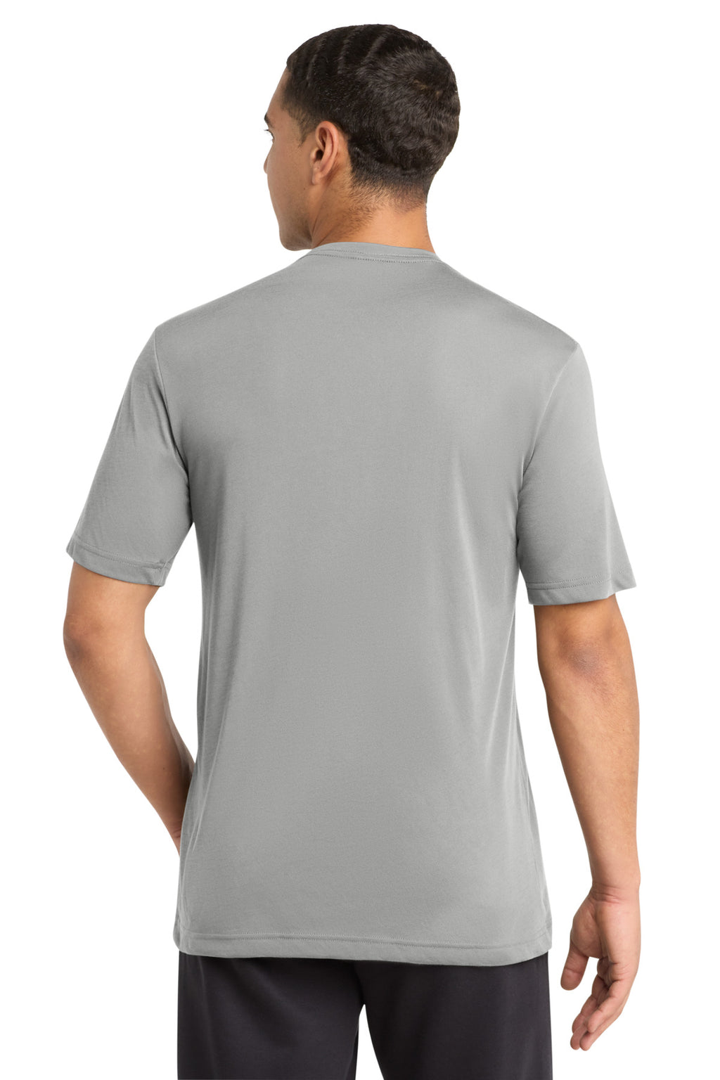 Sport-Tek PosiCharge Competitor Cotton Touch Tee. ST450 - Silver - back