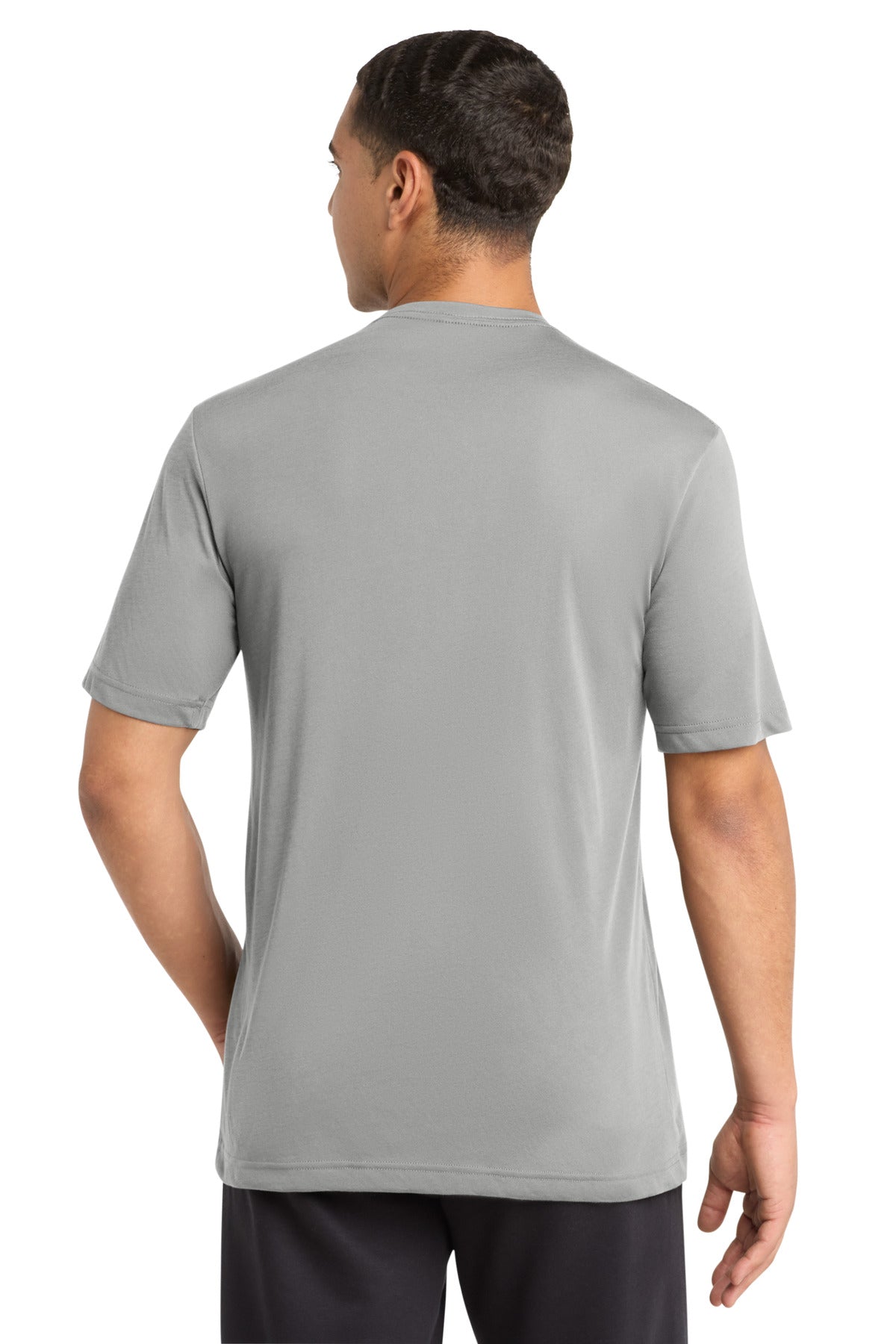 Sport-Tek PosiCharge Competitor Cotton Touch Tee. ST450 - Silver - back