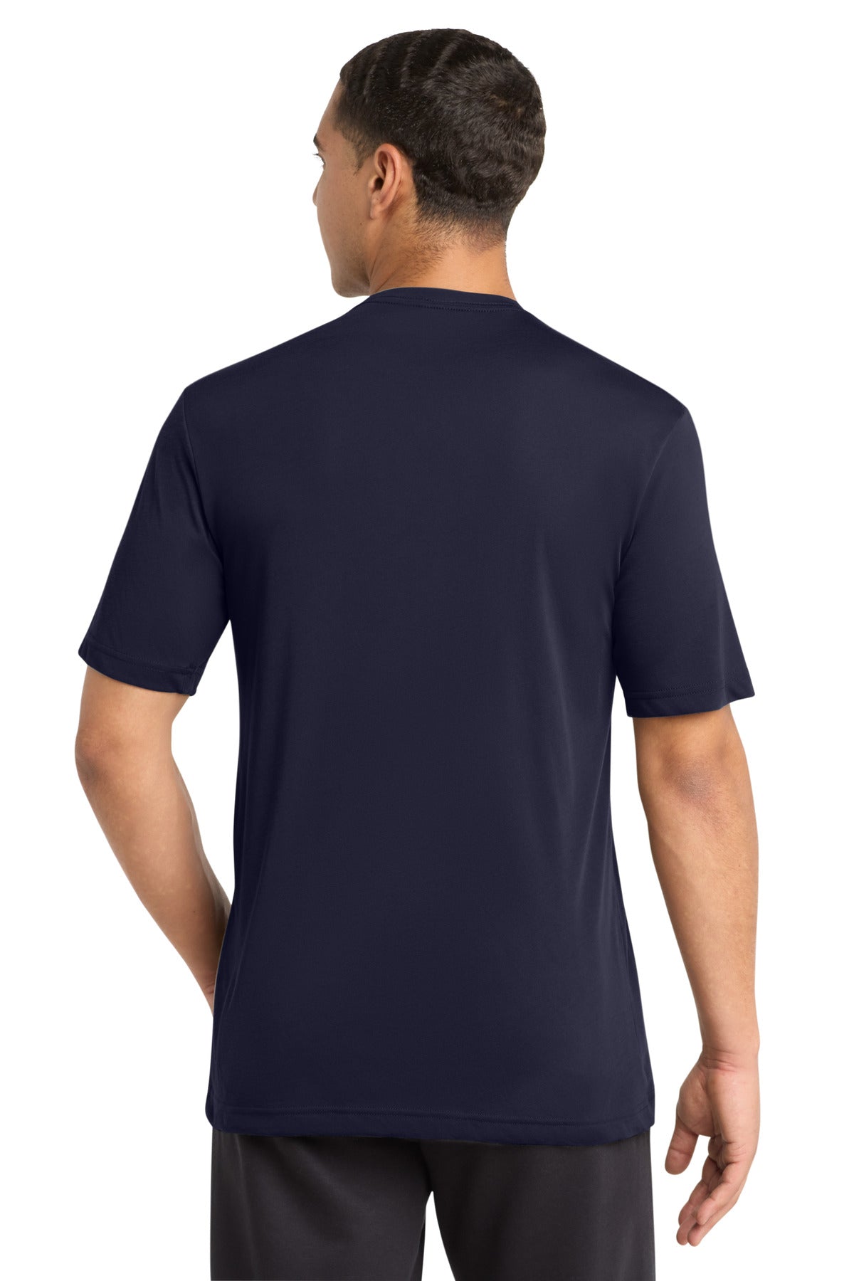 Sport-Tek PosiCharge Competitor Cotton Touch Tee. ST450 - True Navy - back