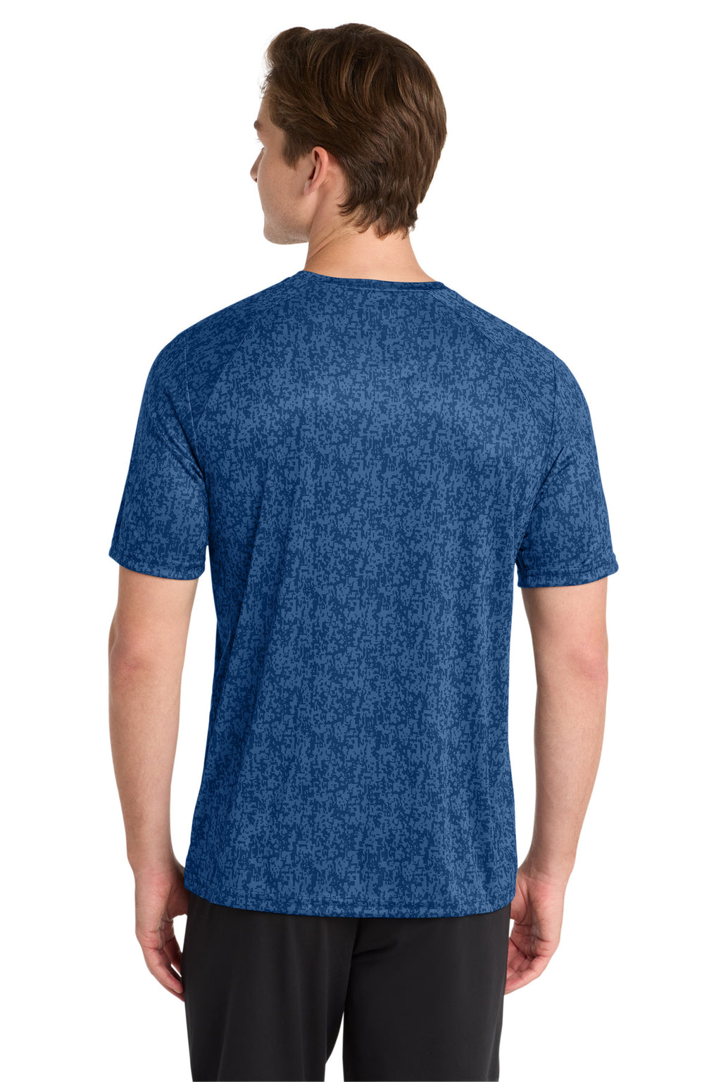 Sport-Tek Digi Camo Tee. ST460 - Royal - back