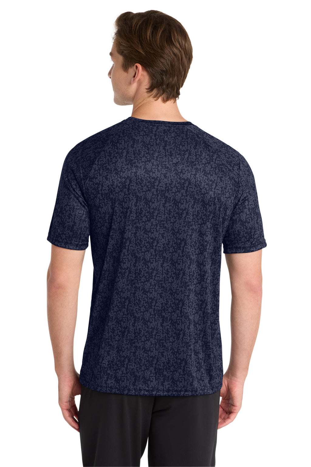 Sport-Tek Digi Camo Tee. ST460 - True Navy - back