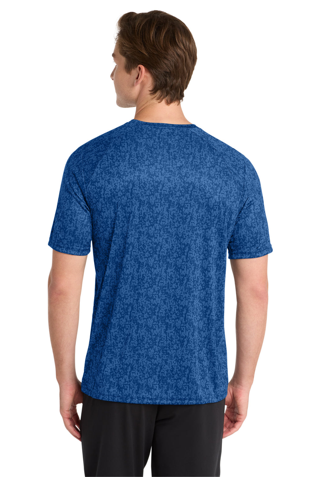 Sport-Tek Digi Camo Tee. ST460 - True Royal - back
