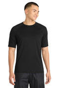Sport-Tek Rashguard Tee. ST470 - Black - front