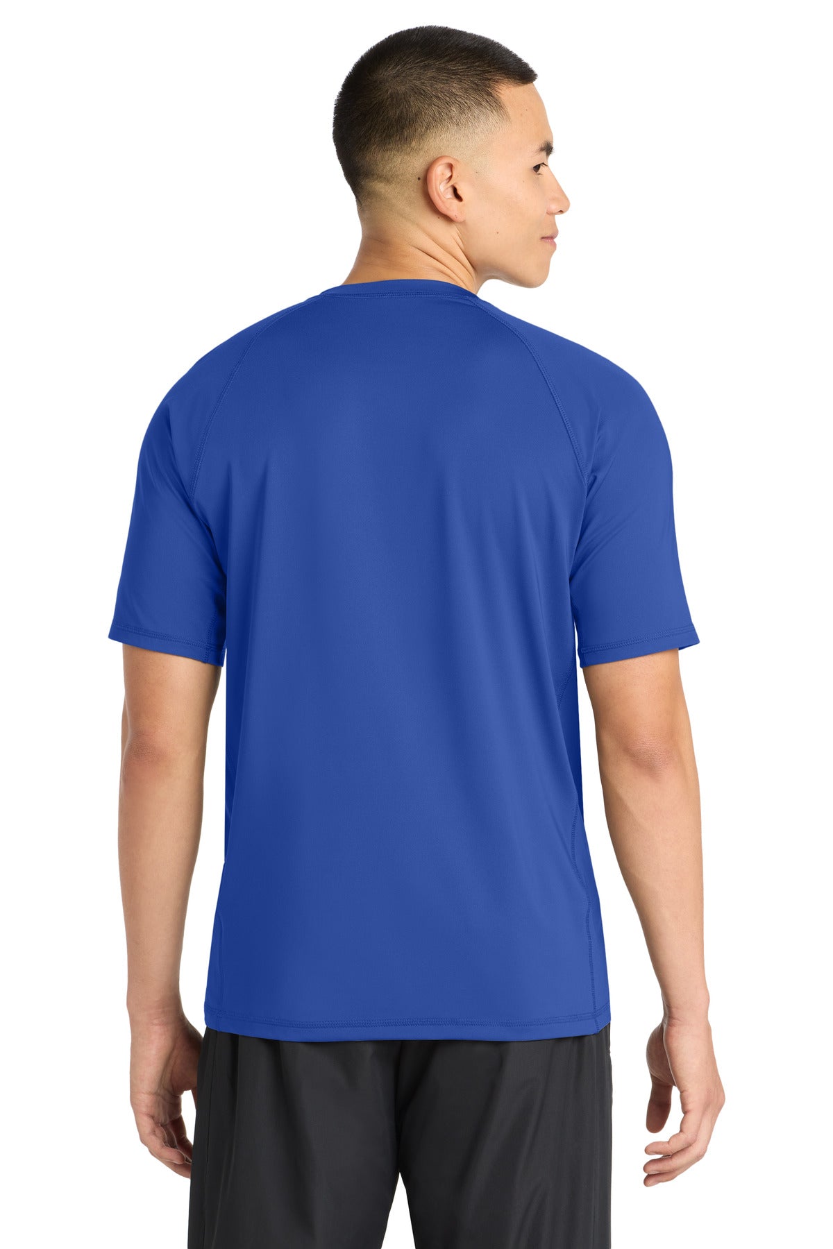 Sport-Tek Rashguard Tee. ST470 - True Royal - back