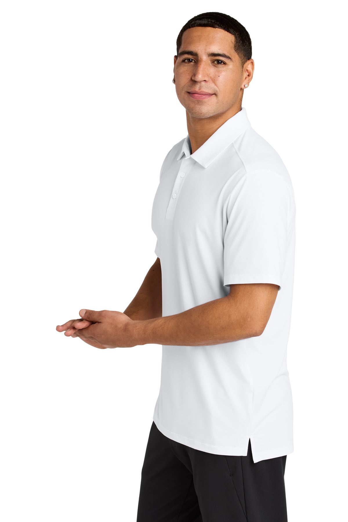 Sport-Tek Versa Polo ST490 - White - side