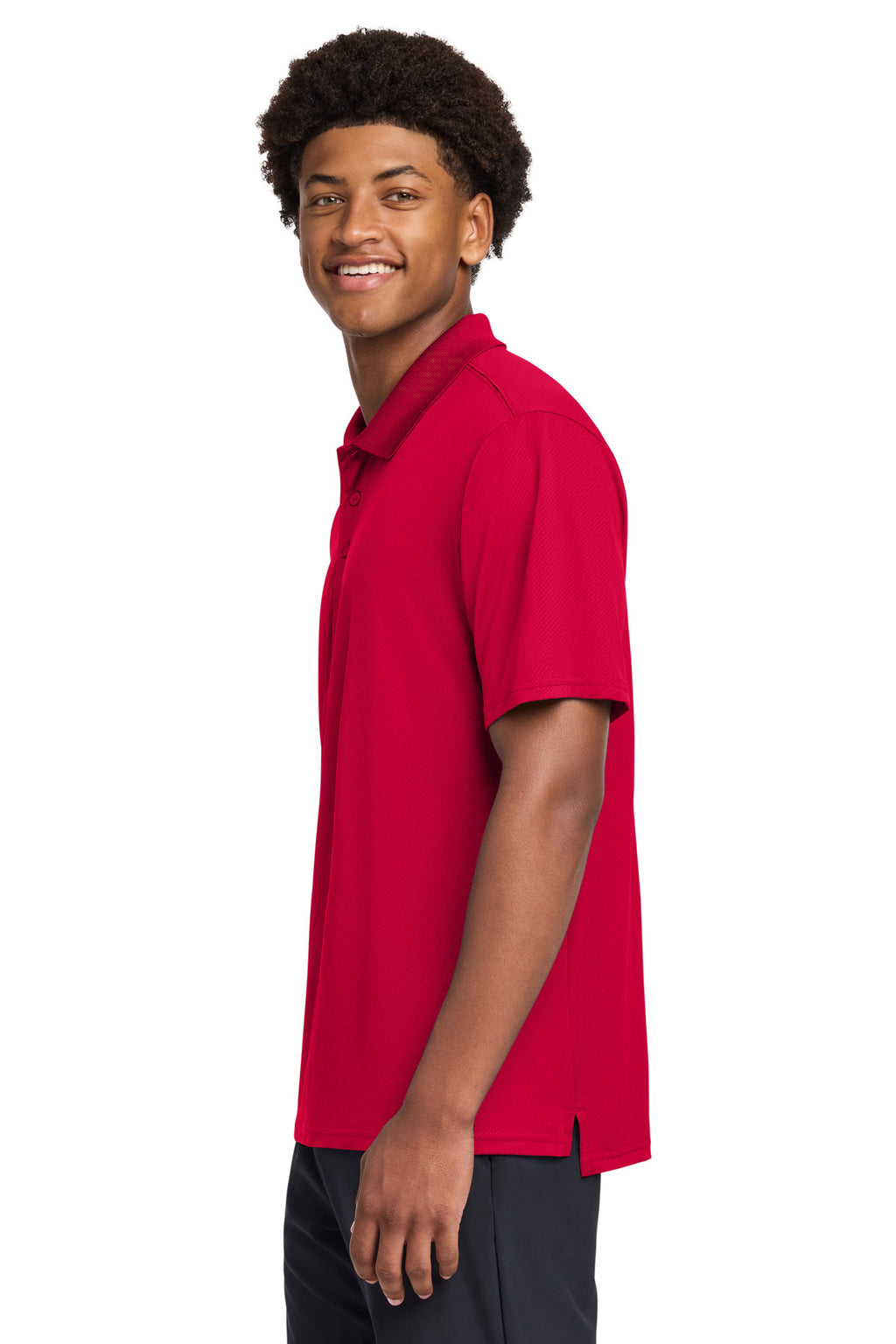 Sport-Tek Sideline Polo ST535 - Deep Red - side