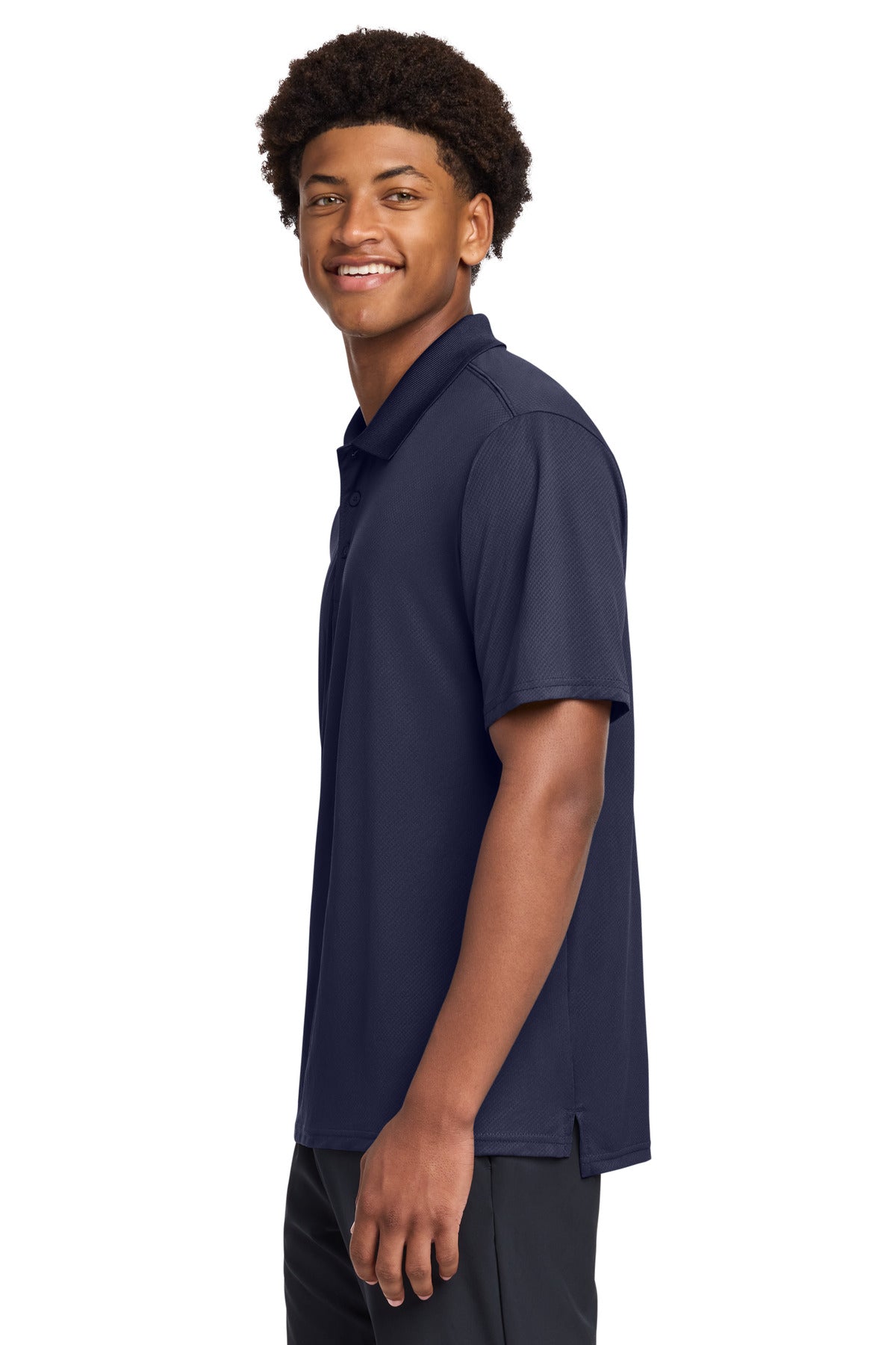 Sport-Tek Sideline Polo ST535 - True Navy - side