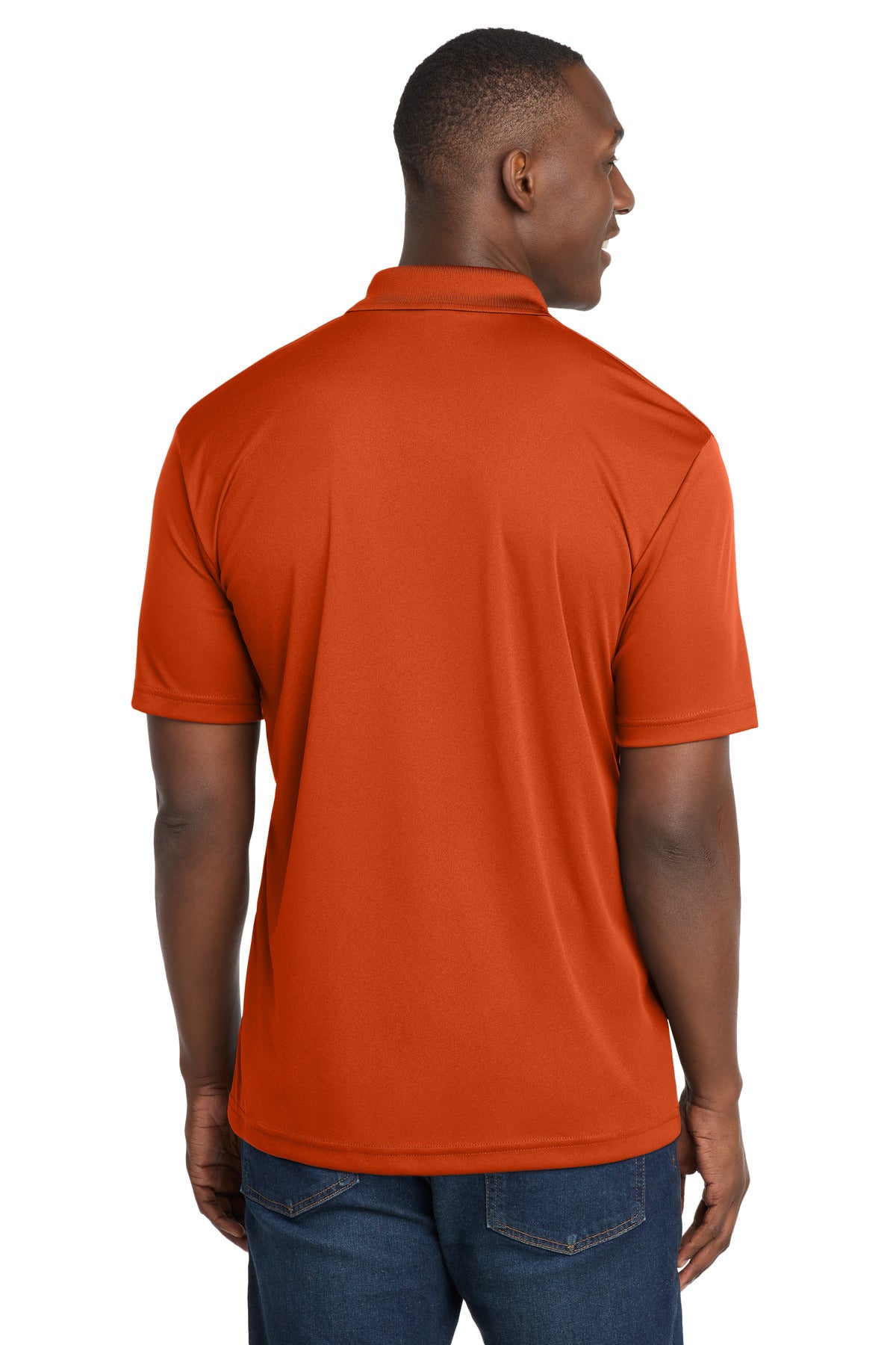 Sport-Tek PosiCharge Competitor Polo. ST550 - Deep Orange - back