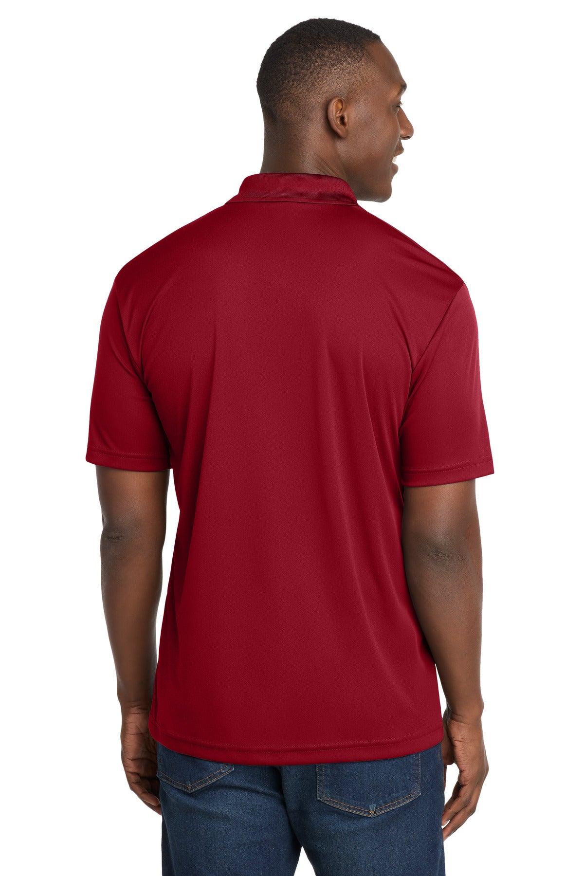 Sport-Tek PosiCharge Competitor Polo. ST550 - Deep Red - back