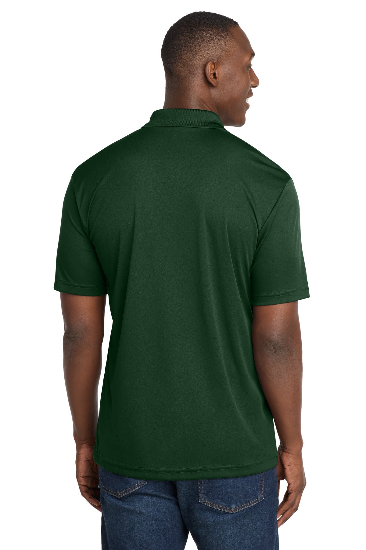 Sport-Tek PosiCharge Competitor Polo. ST550 - Forest Green - back