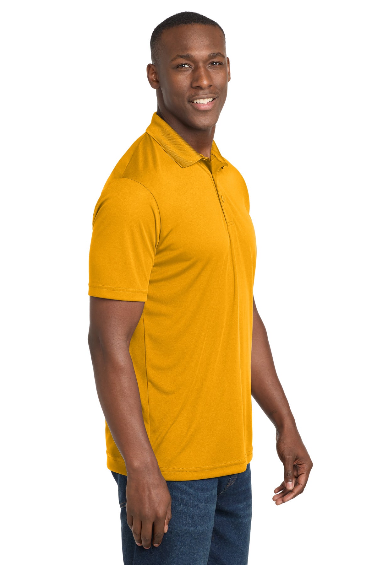 Sport-Tek PosiCharge Competitor Polo. ST550 - Gold - side