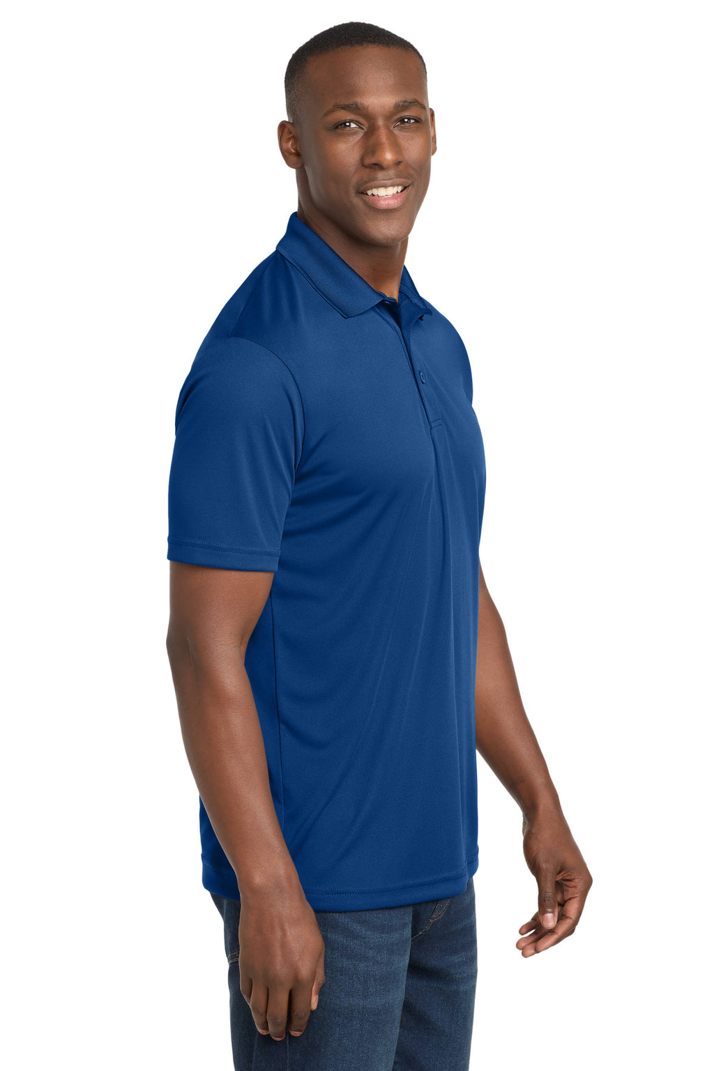 Sport-Tek PosiCharge Competitor Polo. ST550 - Royal - side