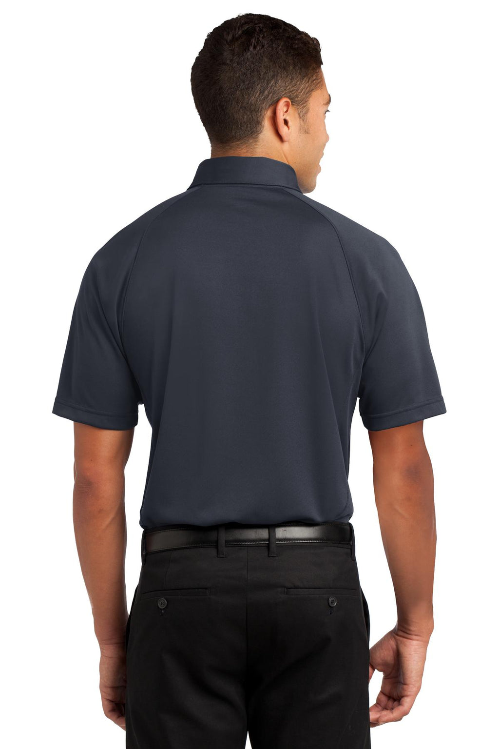 DISCONTINUED Sport-Tek Dry Zone Sublimated Stripe Polo. ST600 - True Royal - back