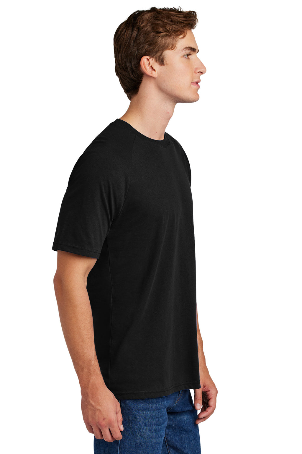 Sport-Tek Halftime Raglan Tee ST6040 - Black - side